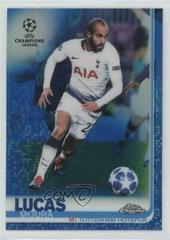 Lucas Moura [Blue Refractor] #2 Soccer Cards 2018 Topps Chrome UEFA Champions League Prices