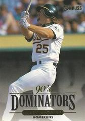 Mark McGwire #10 Baseball Cards 1994 Donruss Dominators Prices