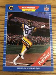 Willie Anderson Football Cards 1989 Pro Set Prices