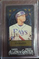 Wander Franco [Mini Stained Glass] #91 Baseball Cards 2022 Topps Allen & Ginter Prices