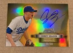 Corey Seager [Gold Refractor] Baseball Cards 2012 Bowman Sterling Autograph Prospects Prices