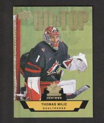 Thomas Milic #GT-14 Hockey Cards 2023 Upper Deck Team Canada Juniors Go To The Top Prices