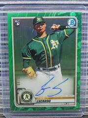 Jesus Luzardo [Green Refractor] Baseball Cards 2020 Bowman Chrome Rookie Autographs Prices