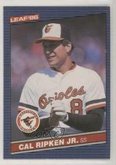 Cal Ripken Jr. Baseball Cards 1986 Leaf Prices