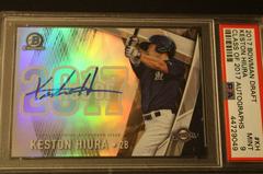 Keston Hiura Baseball Cards 2017 Bowman Draft Class of Autographs Prices