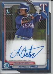 Abimelec Ortiz #CPA-AO Baseball Cards 2024 Bowman Chrome Prospect Autograph Prices
