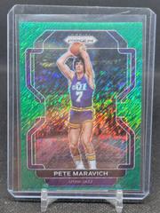 Pete Maravich [Green Shimmer] Basketball Cards 2021 Panini Prizm Prices
