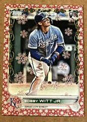 Bobby Witt Jr. [Red] #HW150 Baseball Cards 2022 Topps Holiday Prices