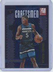 Anthony Edwards [Blue] #14 Basketball Cards 2023 Donruss Elite Craftsmen Prices