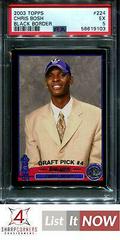 Chris Bosh [Black Border] Basketball Cards 2003 Topps Prices