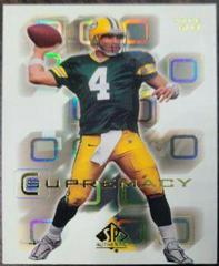 Brett Favre #S9 Football Cards 2000 SP Authentic Supremacy Prices