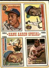 Aaron Special 54-57 Baseball Cards 1974 O Pee Chee Prices