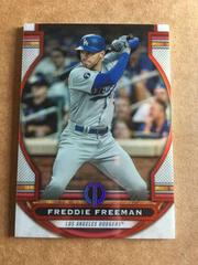Freddie Freeman [Red] #81 Baseball Cards 2023 Topps Tribute Prices