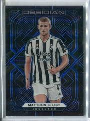 Matthijs De Ligt [Electric Etch Blue] Soccer Cards 2021 Panini Obsidian Prices