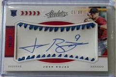 Josh Rojas [Material Signature Blue] #111 Baseball Cards 2020 Panini Absolute Prices
