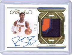 RJ Barrett [Gold] #13 Basketball Cards 2022 Panini Flawless Patch Autograph Prices