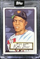 Willie Mays #A-6 Baseball Cards 2022 Topps X Naturel 1952 Encased Art Prices
