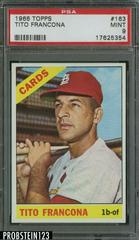 Tito Francona #163 Baseball Cards 1966 Topps Prices
