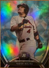Yadier Molina [Blue Sapphire] Baseball Cards 2013 Bowman Platinum Prices