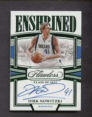 Dirk Nowitzki [Emerald] #26 Basketball Cards 2022 Panini Flawless Enshrined Signature Prices