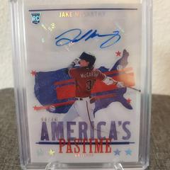 Jake McCarthy [Holo Silver] #AP-JM Baseball Cards 2022 Panini Chronicles America's Pastime Autographs Prices