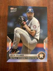 Justin Verlander Baseball Cards 2022 Topps Now Players Choice Awards Prices