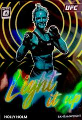 Holly Holm [Gold] #25 Ufc Cards 2023 Panini Donruss Optic UFC Light It Up Prices