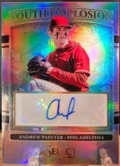 Andrew Painter [Holo] #YES-AP Baseball Cards 2022 Panini Select Youth Explosion Signatures Prices