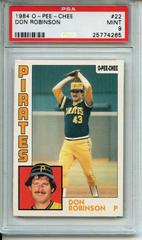 Don Robinson Baseball Cards 1984 O Pee Chee Prices