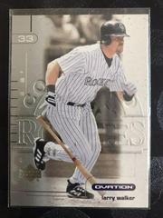 Larry Walker [Silver] #59 Baseball Cards 2002 Upper Deck Ovation Prices