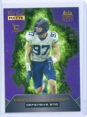 Aidan Hutchinson [Purple Green] #RH-2 Football Cards 2022 Wild Card Matte Rookie Heat Prices