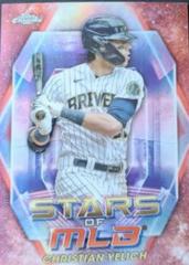 Christian Yelich [Red] Baseball Cards 2023 Topps Stars of MLB Chrome Prices