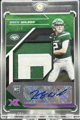 Zach Wilson [Autograph Green] Football Cards 2021 Panini XR Prices