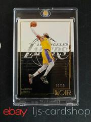LeBron James [Gold] #110 Basketball Cards 2021 Panini Noir Prices