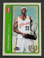 LeBron James [Green] Basketball Cards 2004 Fleer Prices
