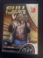 Kofi Kingston Wrestling Cards 2023 Donruss Elite WWE Full Throttle Prices