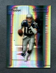 Tom Brady [Xtra Points Purple] Football Cards 2004 Playoff Prestige Prices