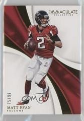 Matt Ryan #4 Football Cards 2017 Panini Immaculate Collection Prices