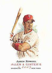 Aaron Rowand #264 Baseball Cards 2007 Topps Allen & Ginter Prices
