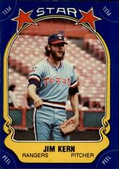 Jim Kern Baseball Cards 1981 Fleer Star Stickers Prices