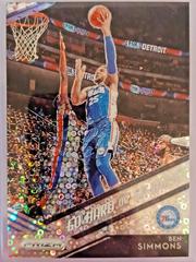 Ben Simmons [Fast Break] #8 Basketball Cards 2018 Panini Prizm Go Hard or Go Home Prices