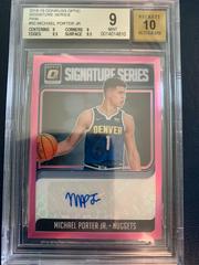 Michael Porter Jr. [Pink] Basketball Cards 2018 Panini Donruss Optic Signature Series Prices