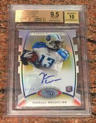 Kendall Wright [Autograph Patch Gold Refractor] #118 Football Cards 2012 Topps Platinum Prices