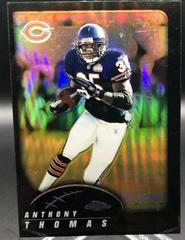 Anthony Thomas [Black Refractor] #1 Football Cards 2002 Topps Chrome Prices