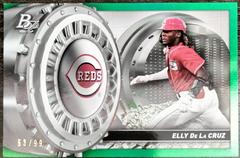 Elly De La Cruz [Green] #TV-9 Baseball Cards 2023 Bowman Platinum Treasures in the Vault Prices