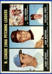 NL Pitching Leaders Baseball Cards 1967 Topps Prices