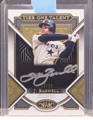 Jeff Bagwell [Silver Ink] #T1TA-JB Baseball Cards 2023 Topps Tier One Talent Autographs Prices