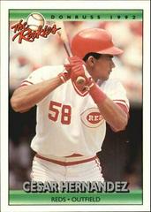 Cesar Hernandez #52 Baseball Cards 1992 Panini Donruss Rookies Prices