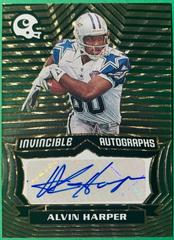 Alvin Harper [Green] Football Cards 2021 Panini Chronicles Invincible Autographs Prices