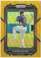 Hunter Brown [Gold] #64 Baseball Cards 2023 Panini Prizm Prices